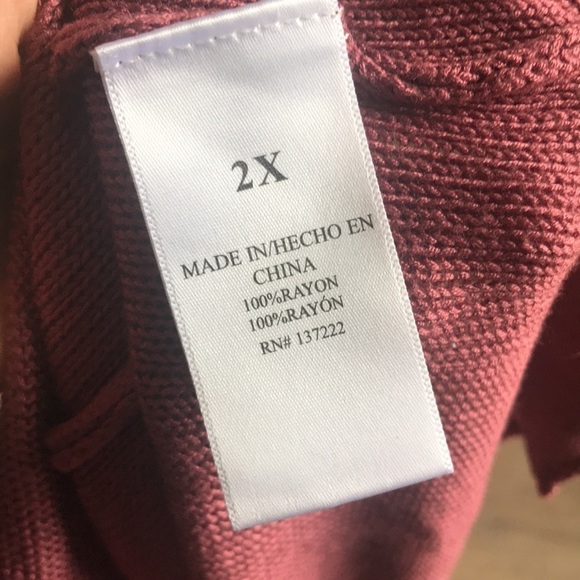 Willow & wind | Distressed boho mauve sweater maxi dress. Size Juniors 2X - Picture 5 of 7